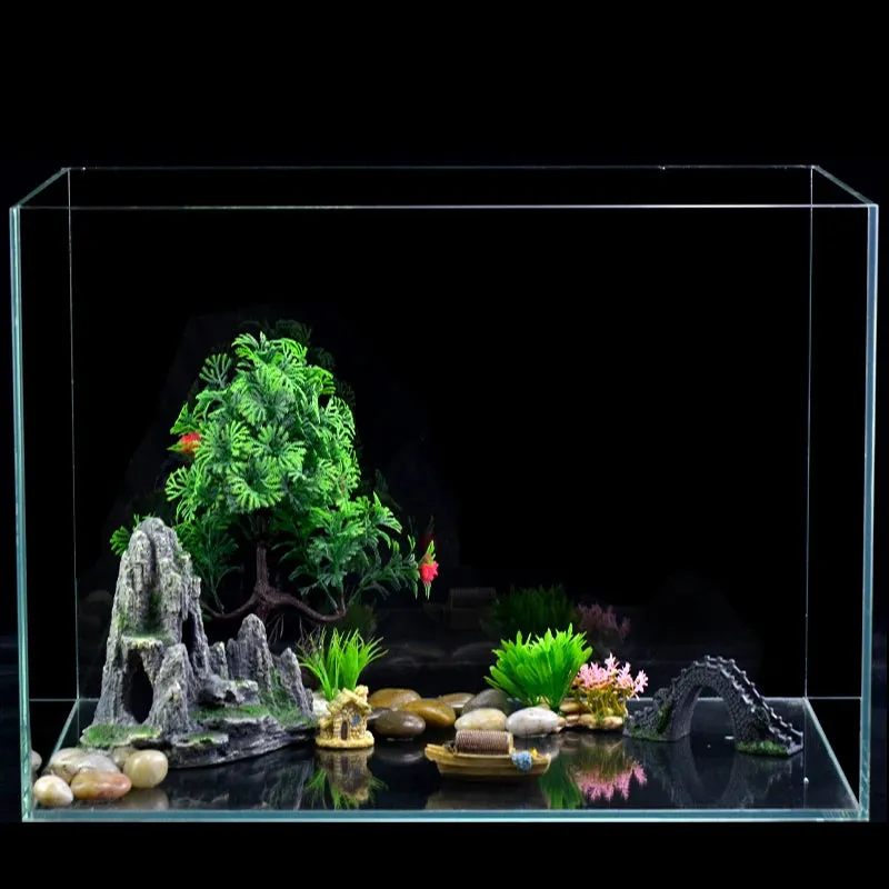 Ancient City Ruins Landscape Fish Tank Decor