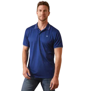 Ariat Clothing Men's Logo Fitted Polo