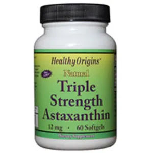 Astaxanthin Triple Strength 60 Soft Gels By Healthy Origins