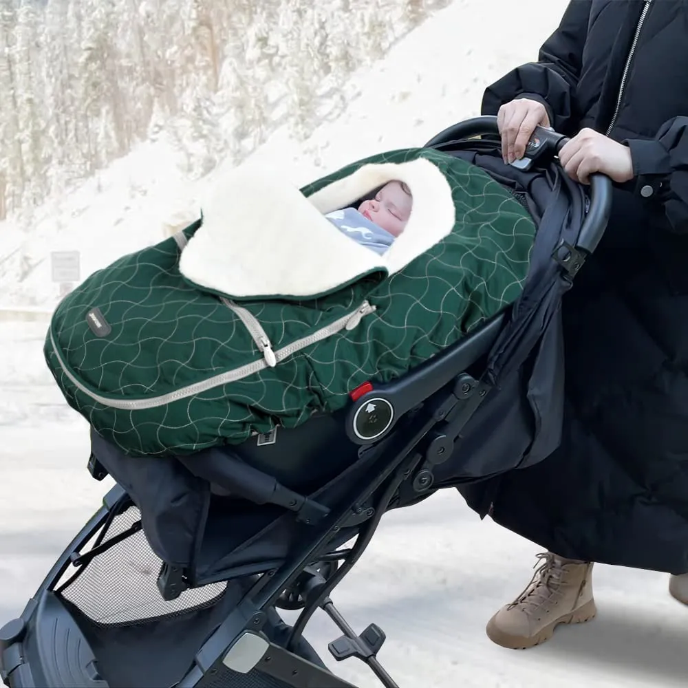 Baby Stroller Bunting Bags Winter Carseat Canopies Cover to Protect Baby from Cold Wind