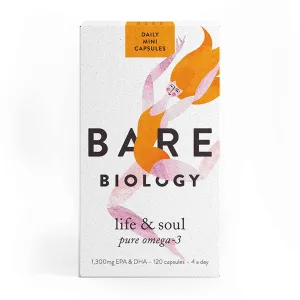 Bare Biology Life & Soul Pure Omega-3 120 Caps