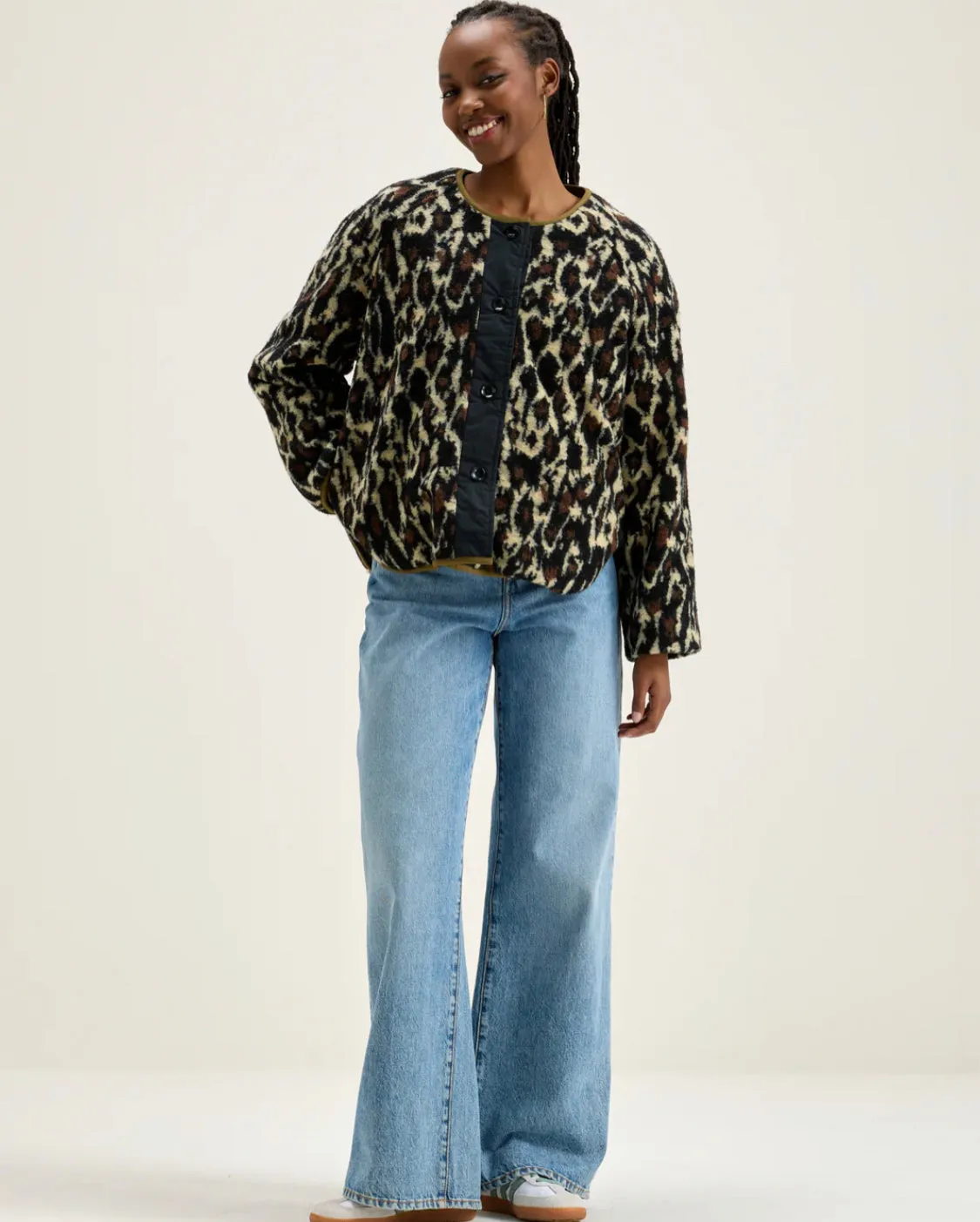 Bellerose Hari Leopard Reversible Coat