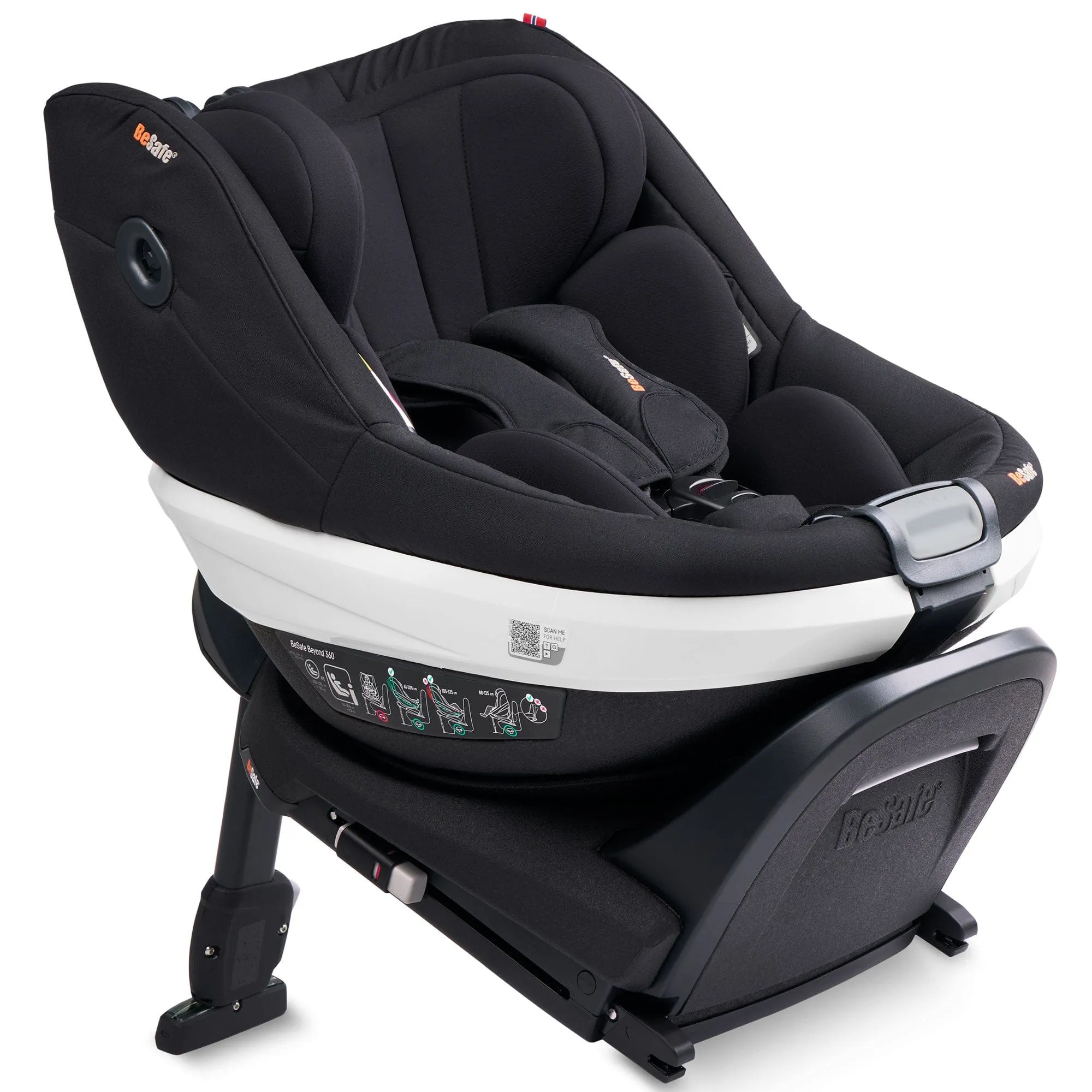 BeSafe Beyond Car Seat & Base Bundle in Black Cab