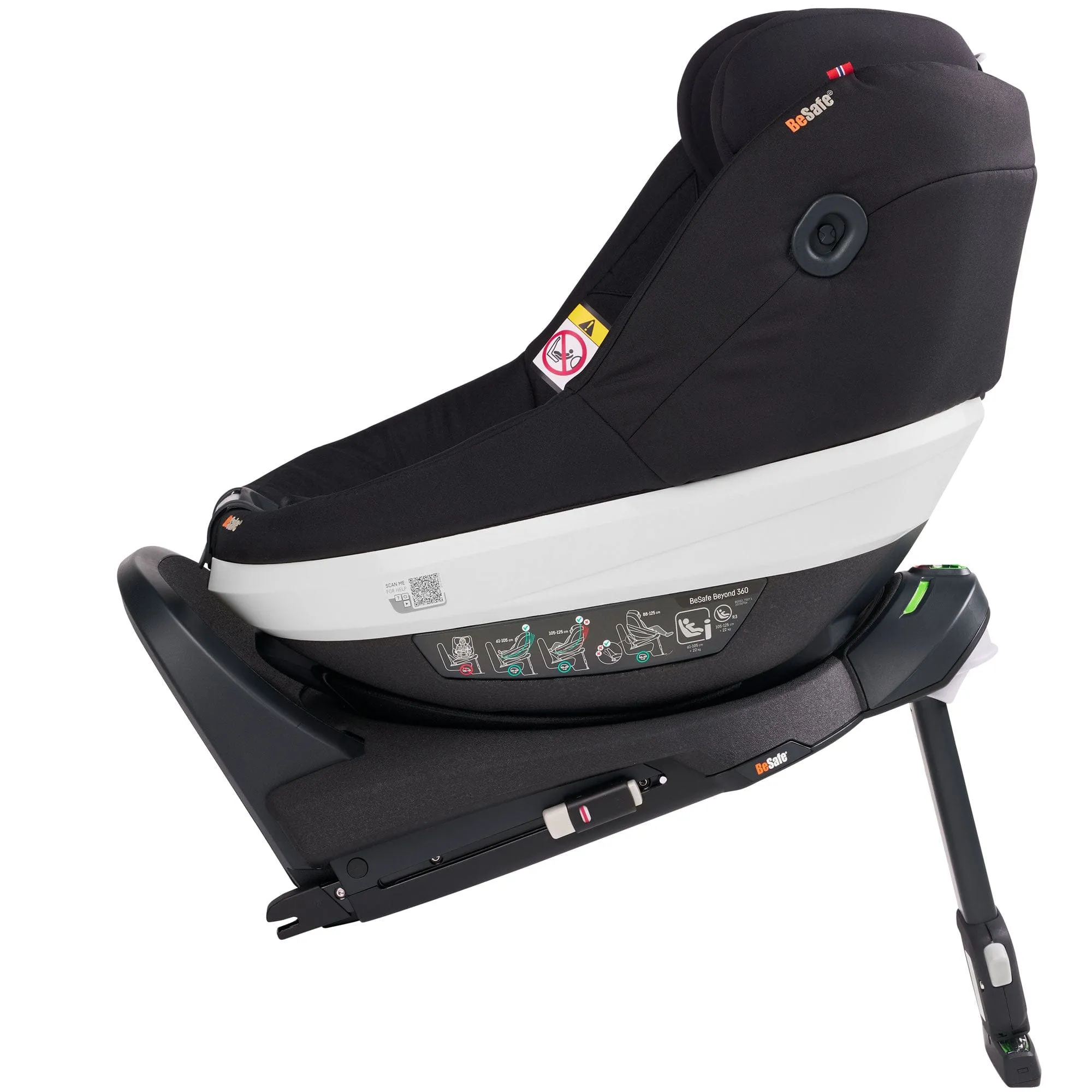 BeSafe Beyond Car Seat & Base Bundle in Black Cab