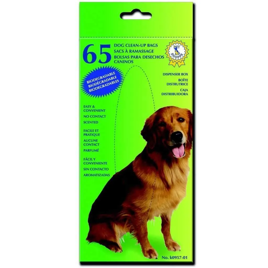 Dog Clean-up Bags 65 Pcs/box