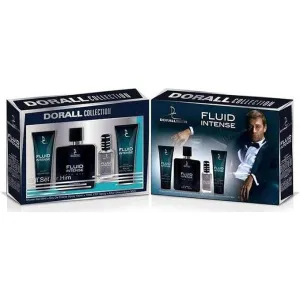 Dorall Fluid Intense EDT Men 100ml   15ml   After Shave 50ml   Shower Gel 50ml