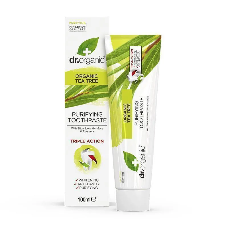 Dr Organic Tea Tree Toothpaste