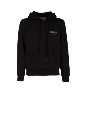 Embroided IceB Logo Hoody (Black) - I23E02063009000