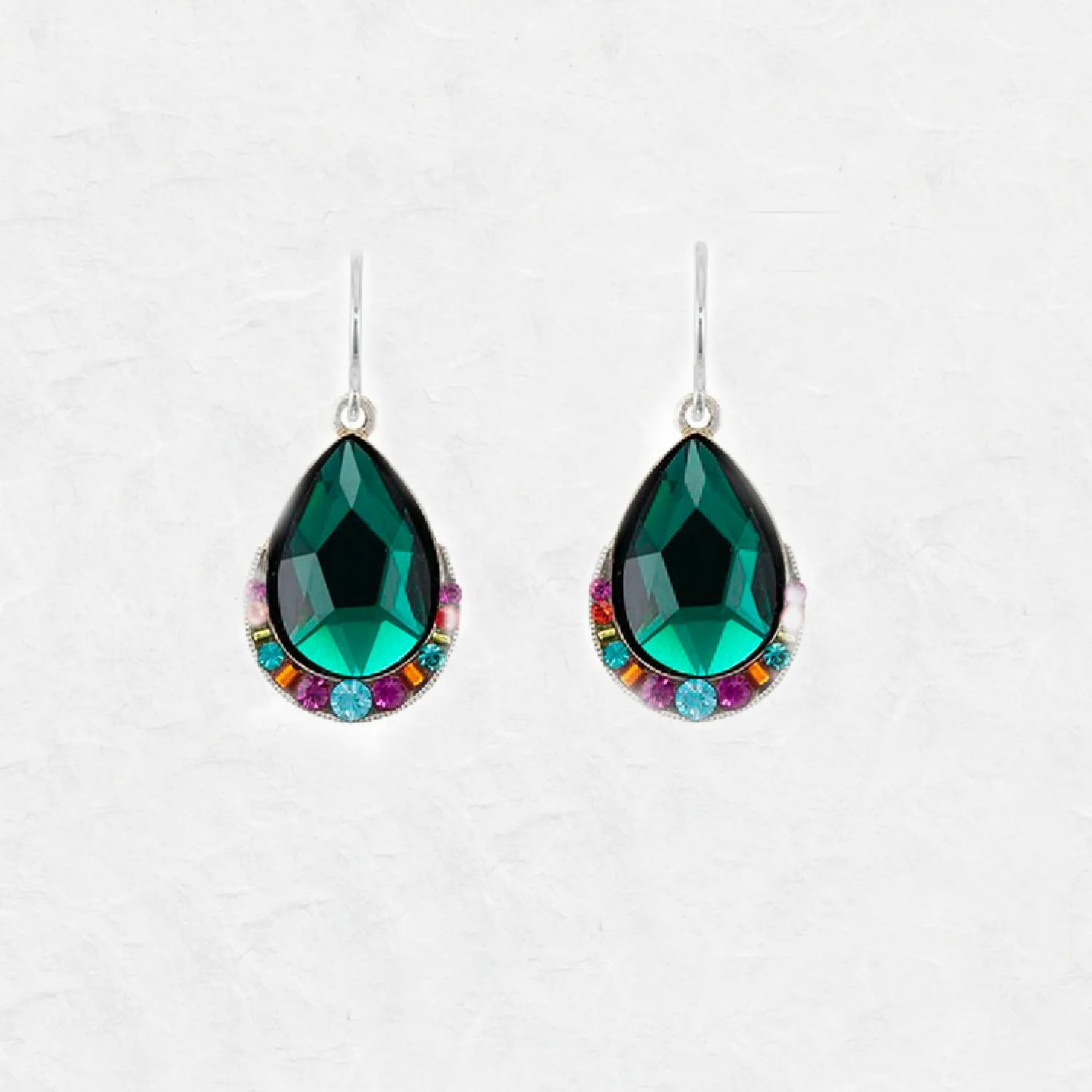 Emerald Teardrop Earrings