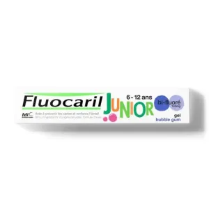 Fluocaril Toothpaste Junior Bubble Gum 6 to 12 years