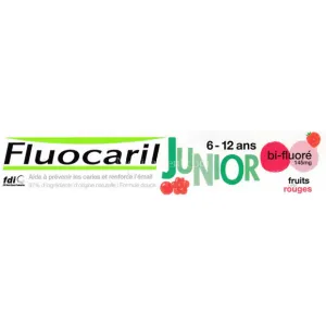 Fluocaril Toothpaste Junior Red Fruits 6 to 12 years