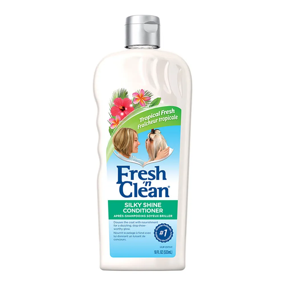 Fresh 'n Clean Silky Shine Conditioner for Dogs, 18 oz