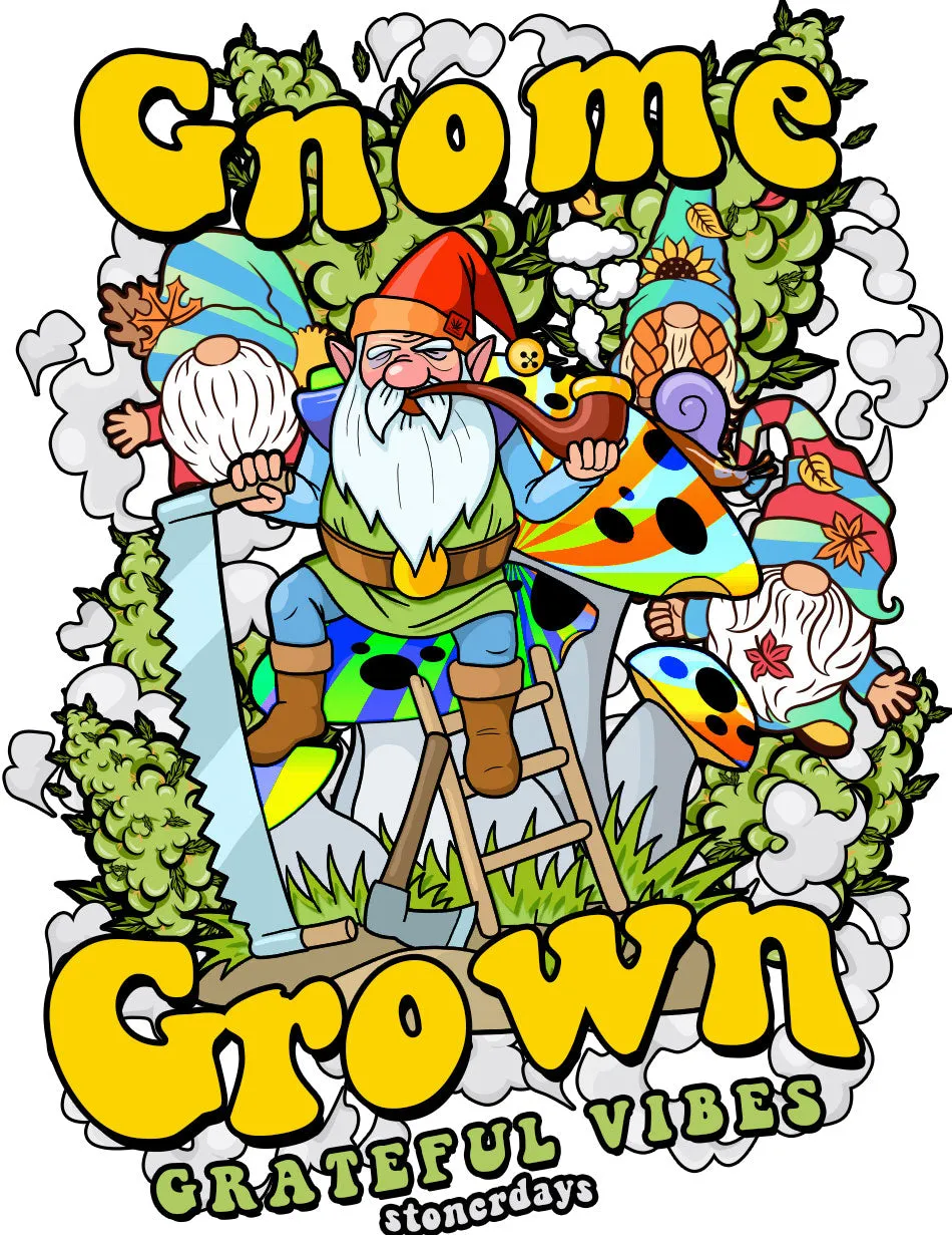 Gnome Grown White Tee