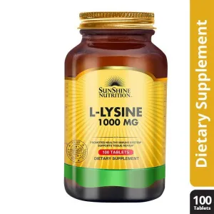 L-lysine 1000mg 100 Tabs