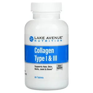 Lake Avenue Nutrition Collagen 1000 mg, 60 tablets