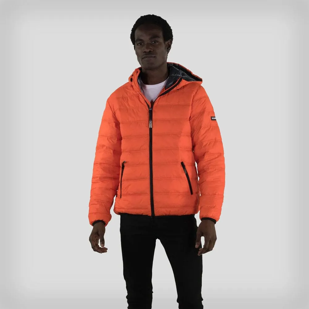 Members Only Men's Zip Front Puffer Jacket