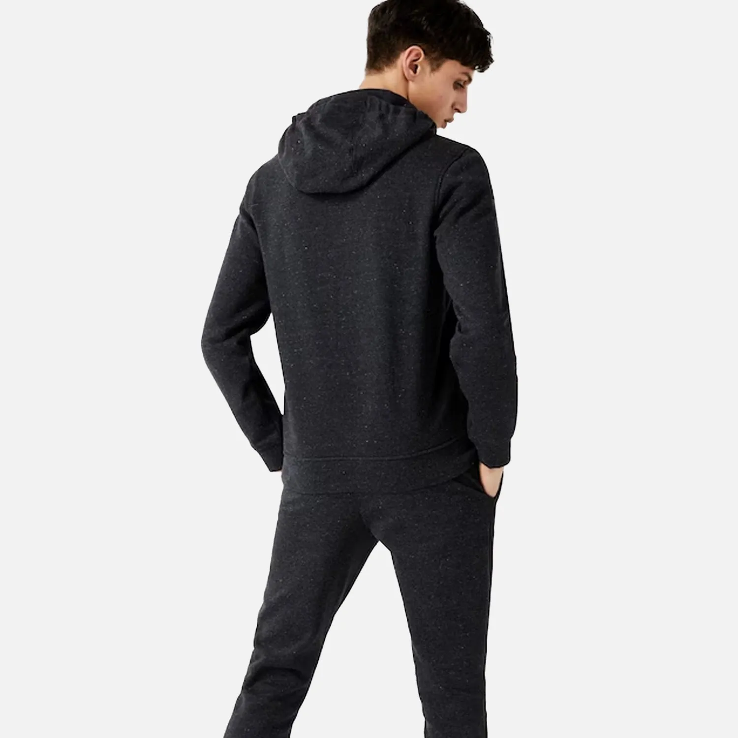 Men's Lacoste Zip Sport Hoodie Grey