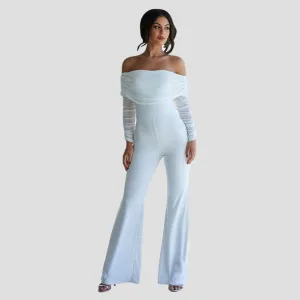 Mesh Patchwork Jumpsuit