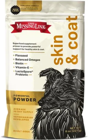 Missing Link Original Skin & Coat Dog Supplement - 8 oz