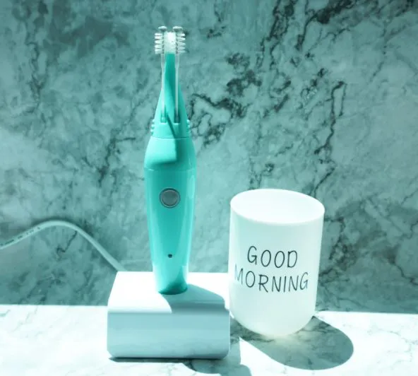 Mobilesteri 4D Double Helix Roll Brush Electric Toothbrush Set For Adult Or Teenagers