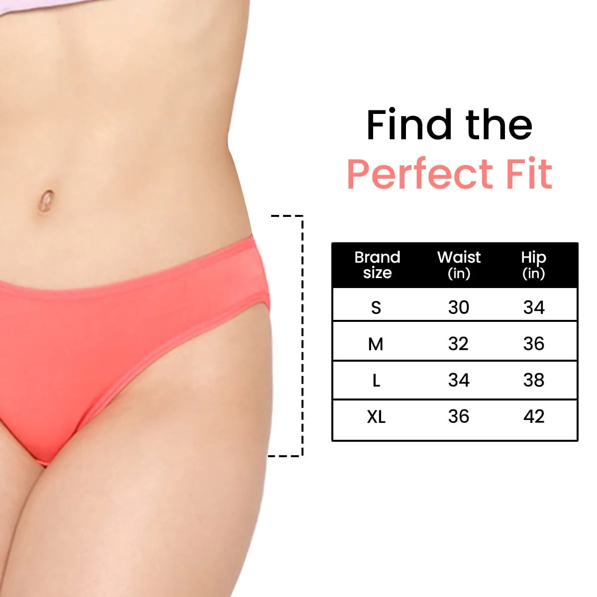 Mush Womens Ultra Soft Bamboo Modal Bikini Brief || Breathable Panties || Anti-Odor, Seamless, Anti Microbial Innerwear (M- Pack of 3, Rose Pink Color)