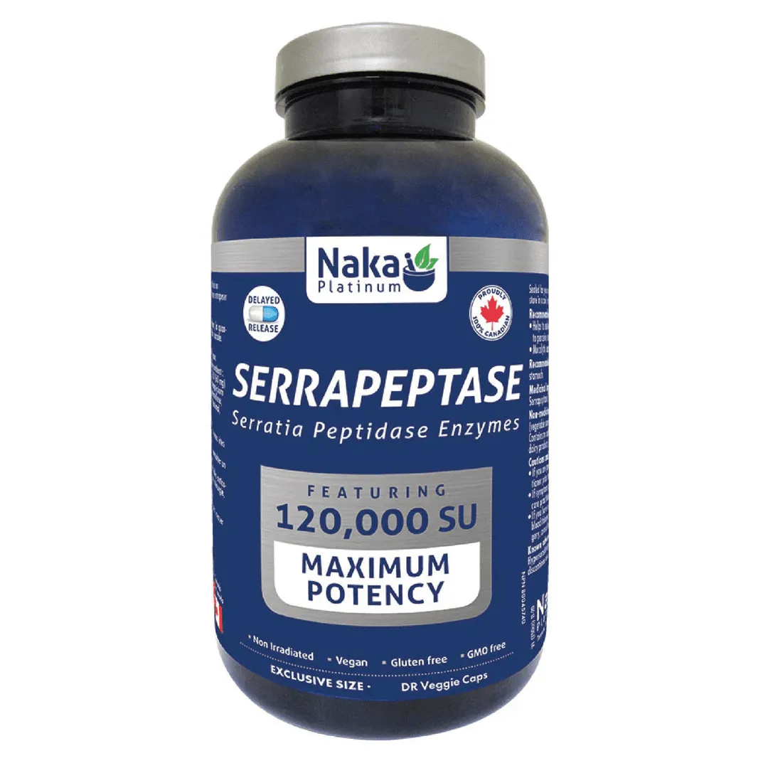 Naka - platinum serrapeptase - 150 dr vcaps