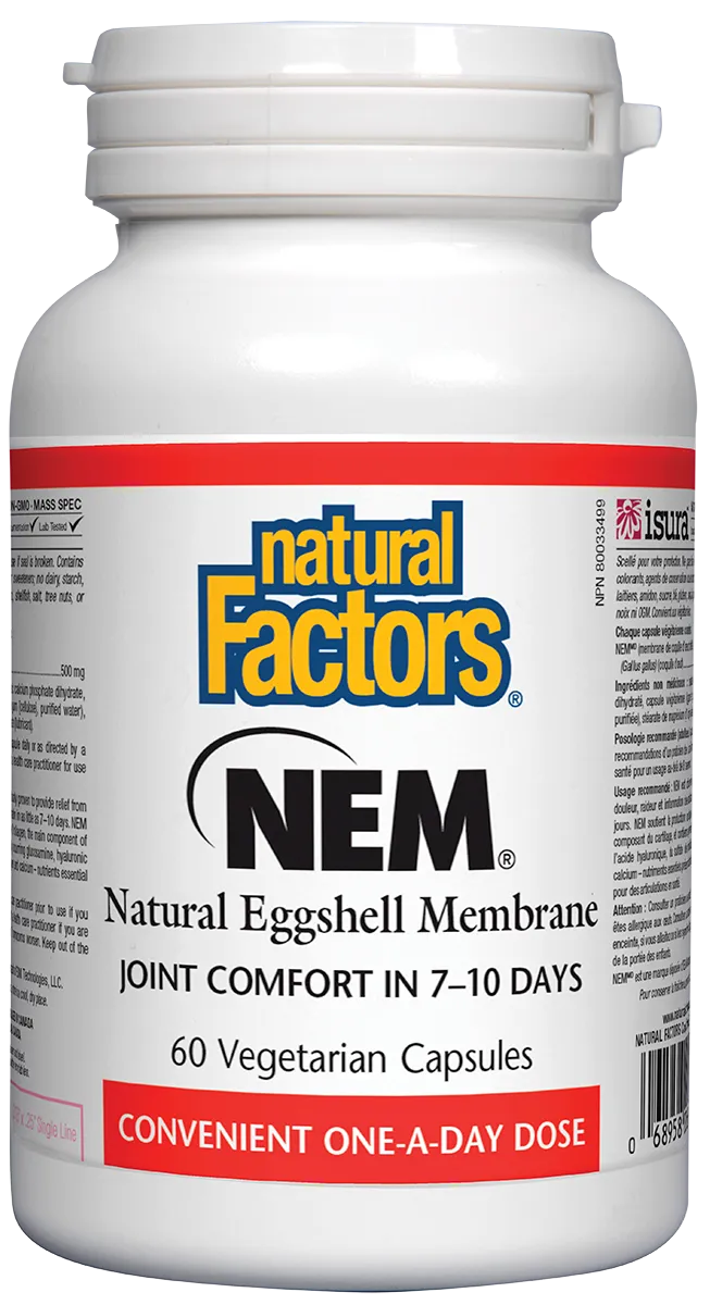 Natural Factors NEM (500mg) (60 Vegetarian Capsules)