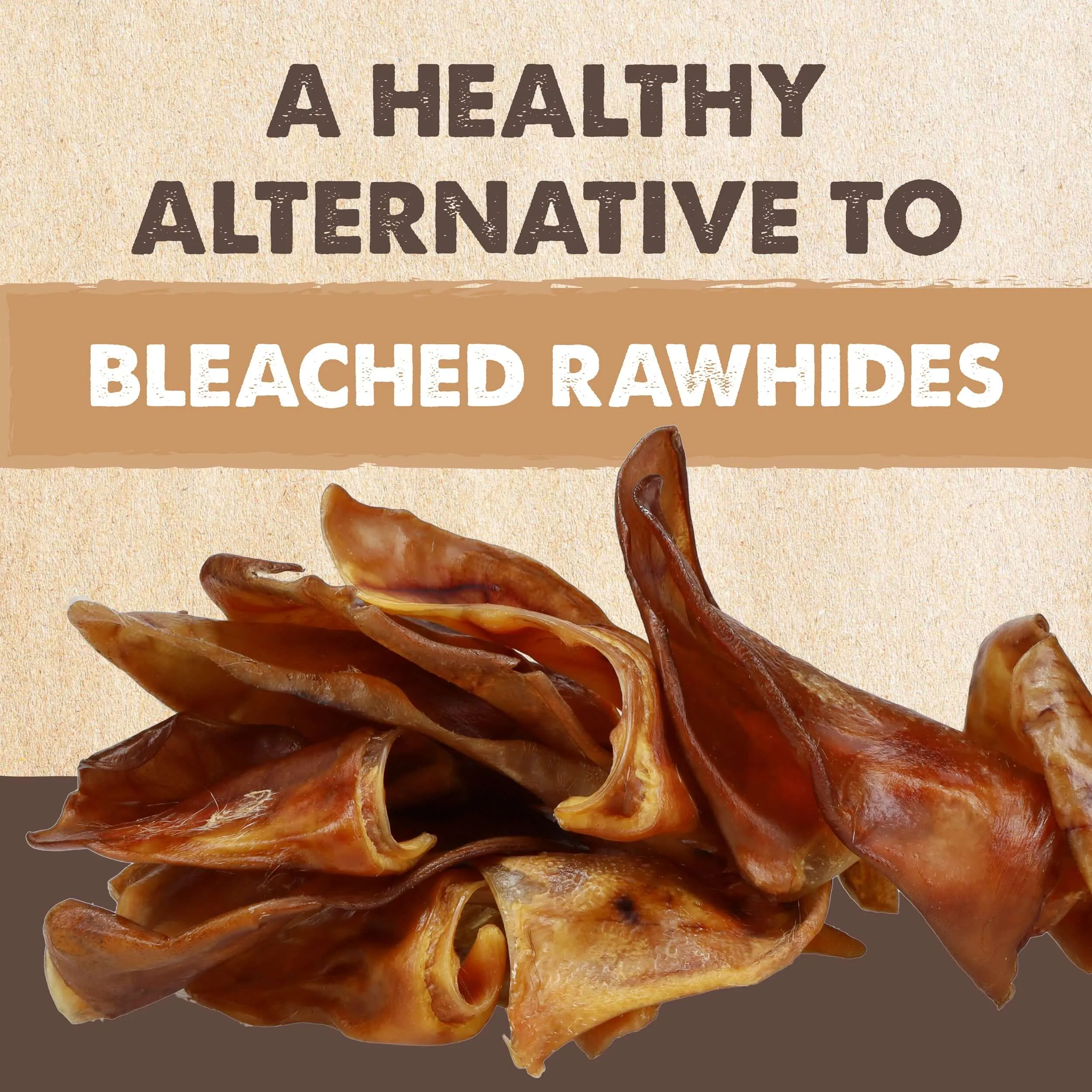 Natural Pig Ear Dog Chews: Wholesome Treats for Happy Pups (12pk)