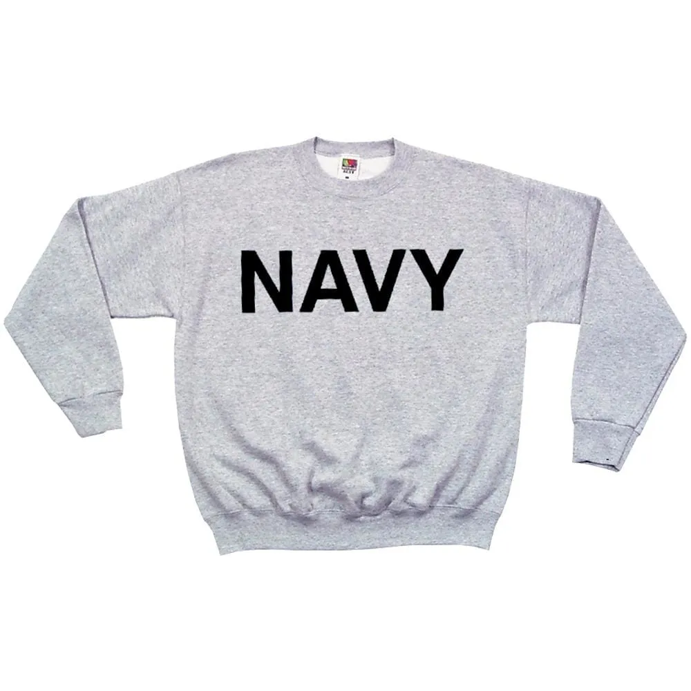 Navy Crewneck Sweatshirt