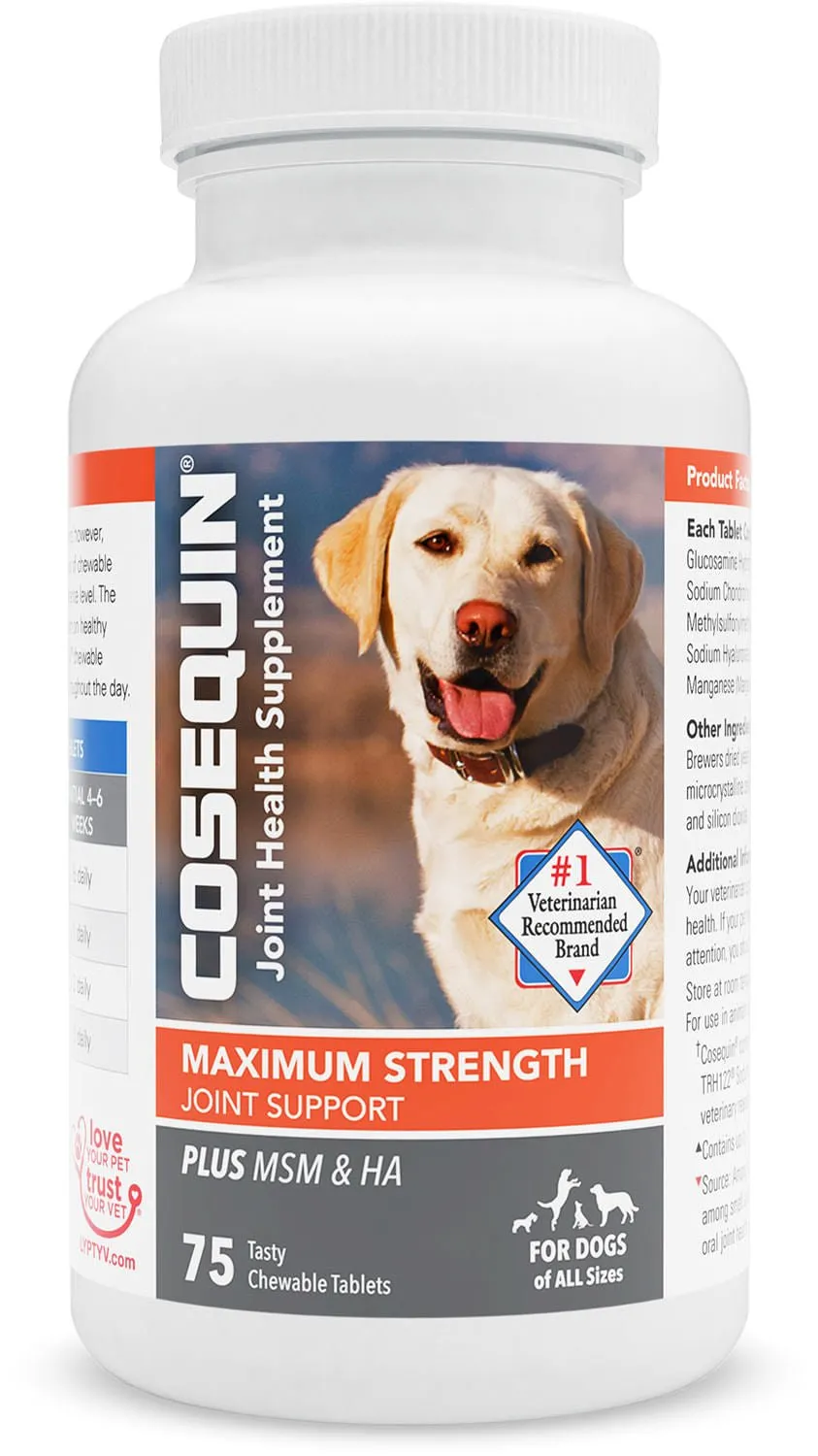 Nutramax Cosequin Maximum Strength Joint Health Supplement for Dogs