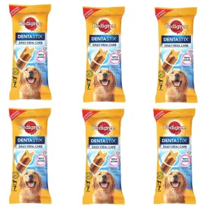 Pedigree Dentastix Large Breed (25 Kg ) Oral Care Treat (Pack of 6 )