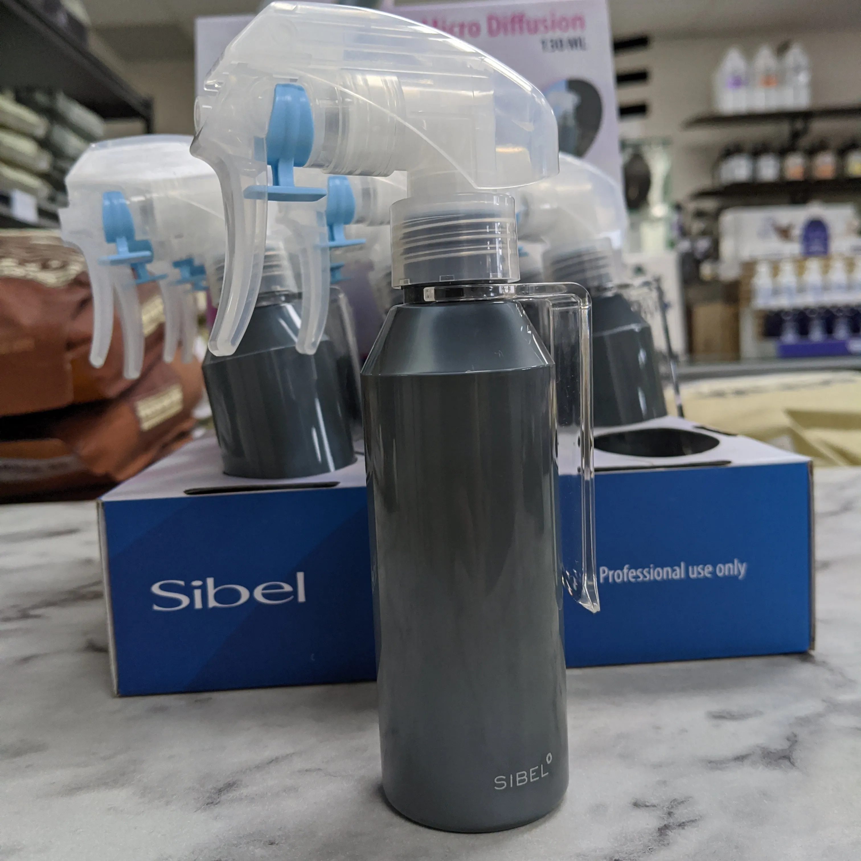 Sibel Mini Micro Mist Bottle- silver