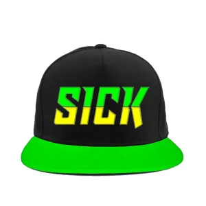 Slime Squad Lime Green/Black Snapback