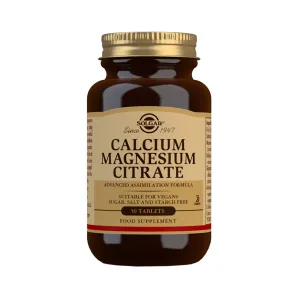 Solgar Calcium Magnesium Citrate 50 Tablets