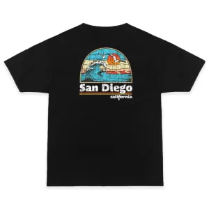 SunDiego Hot Session Box Tee - Limo