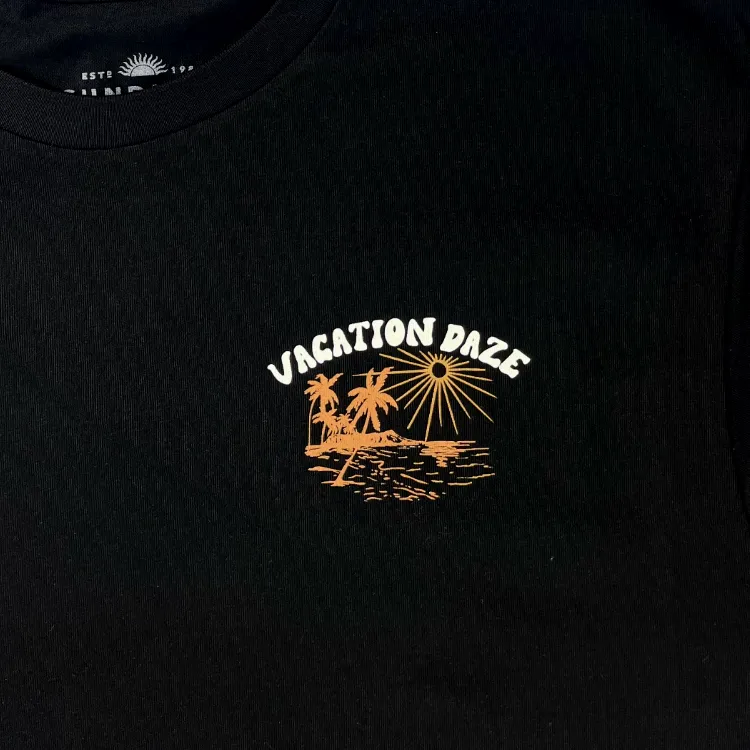 SunDiego VACATION T-Shirt - Black