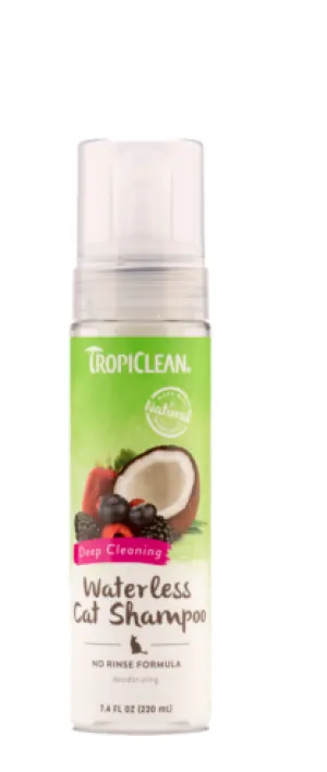 Tropiclean Waterless Cat Shampoo Deep Clean 220ml