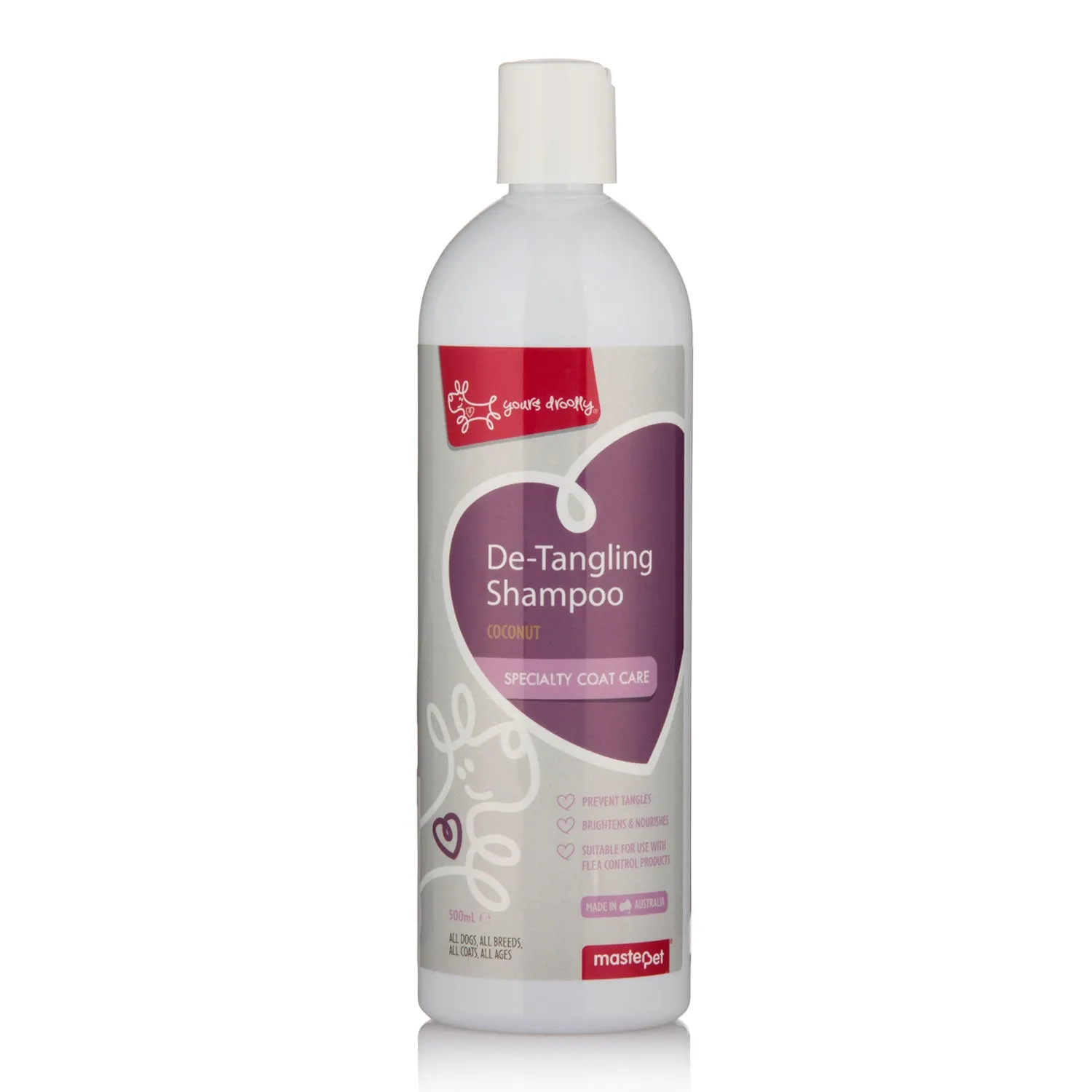 Yours Droolly De-Tangling Shampoo Coconut 500ml